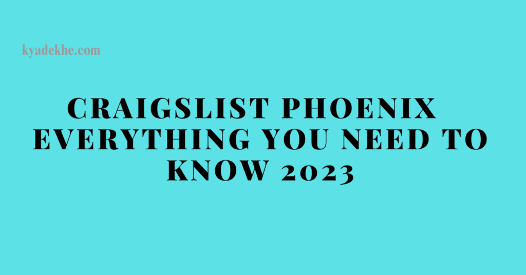 craigslist phoenix